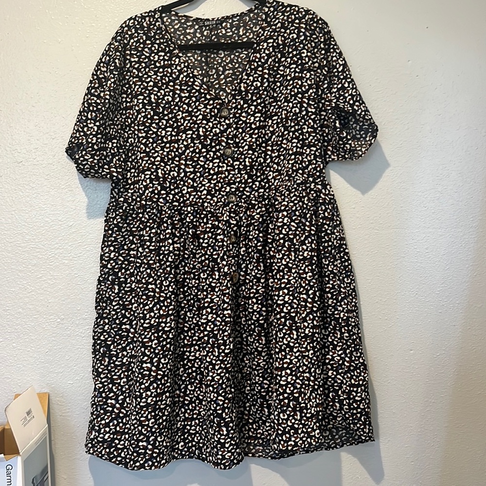 SHEIN Leopard Dress size Medium